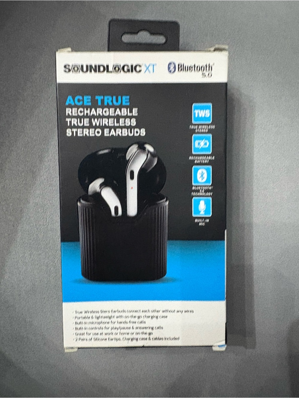 Bluetooth black ear buds new in box
